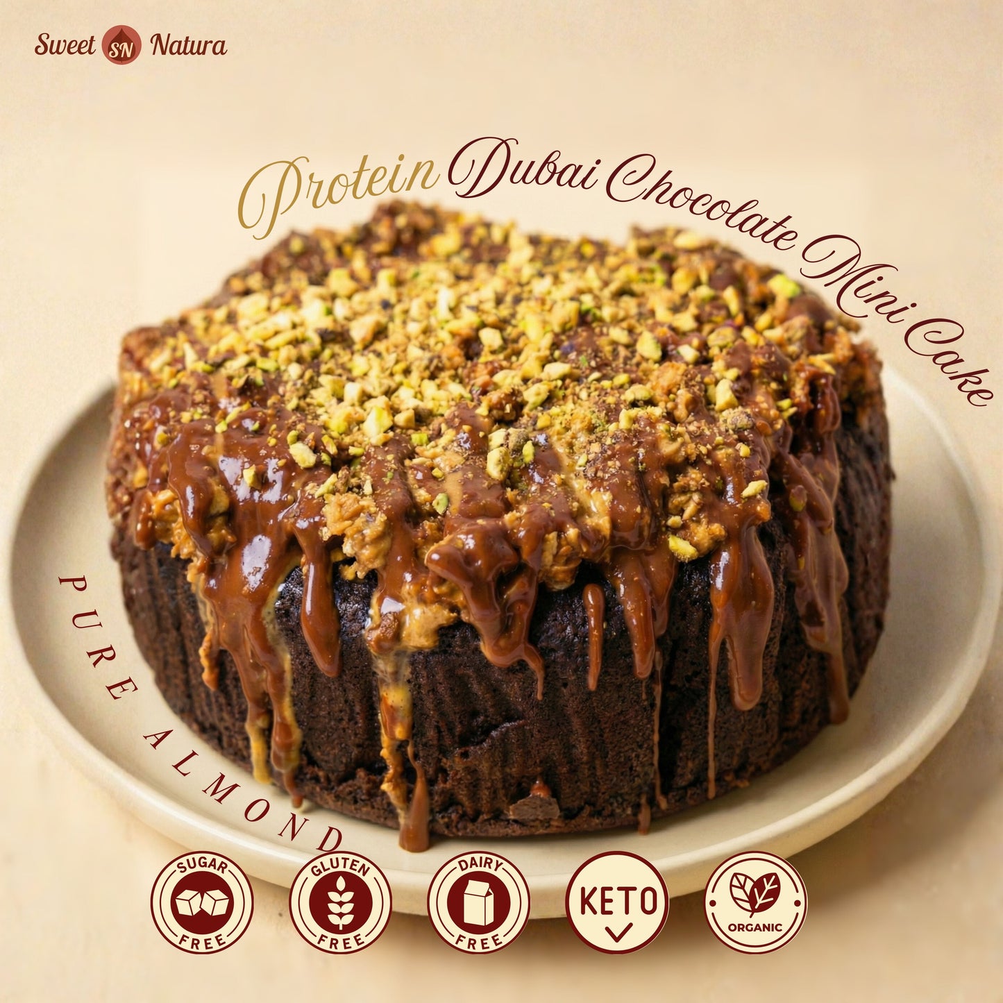 Dubai Chocolate Cake