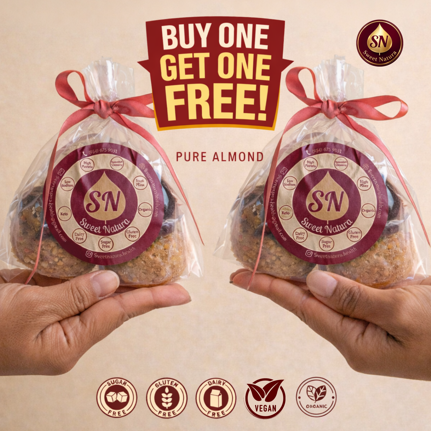 Mixed mini cookie bag