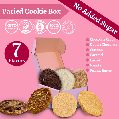 Mixed Keto Cookie Box (7 Cookies)