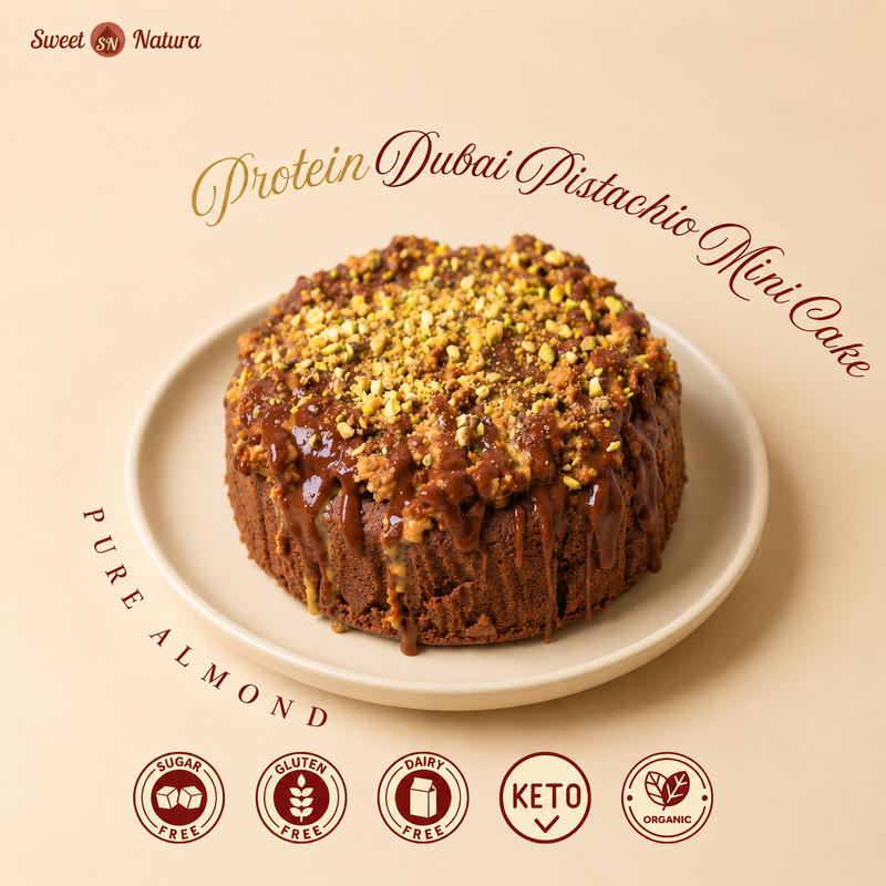 Mini Dubai Pistachio Cake (2 portions)