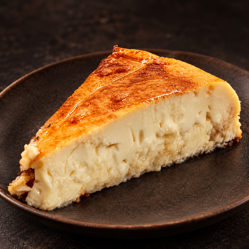 Caramel Flan slice (16 gr protein per portion | Grass-fed whey protein)
