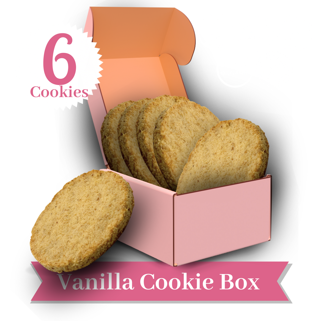 Keto-Vegan Vanilla Cookie Box (6 Cookies)