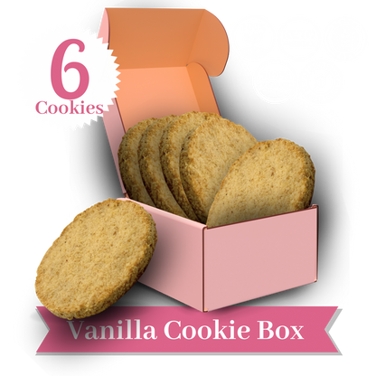 Keto-Vegan Vanilla Cookie Box (6 Cookies)