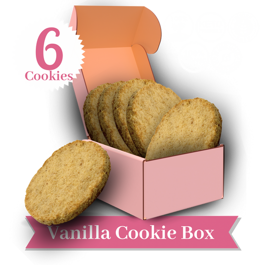 Keto-Vegan Vanilla Cookie Box (6 Cookies)