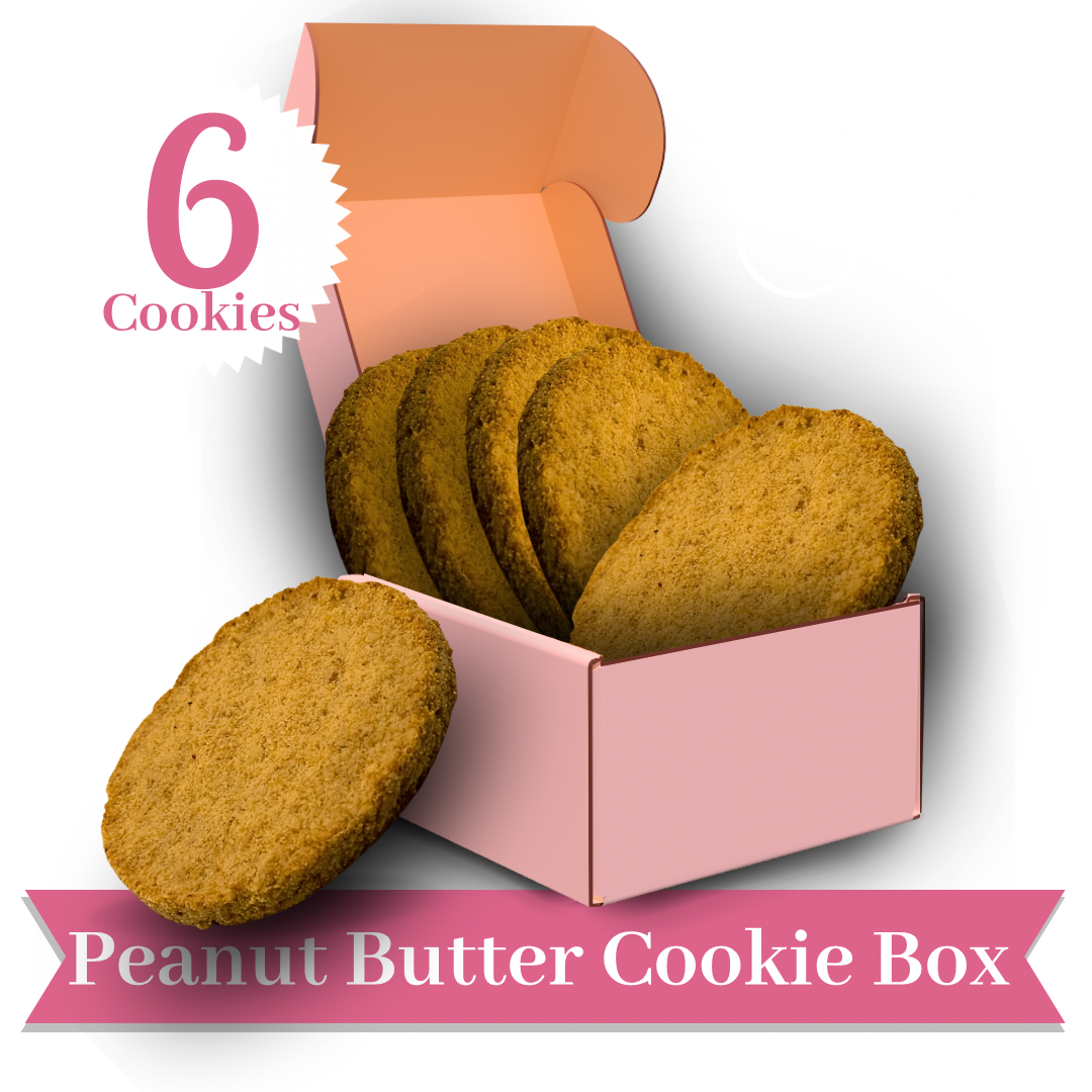 Peanut Butter Cookie Box (6 Cookies)