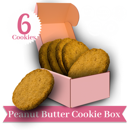 Peanut Butter Cookie Box (6 Cookies)