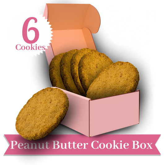 Peanut Butter Cookie Box (6 Cookies)