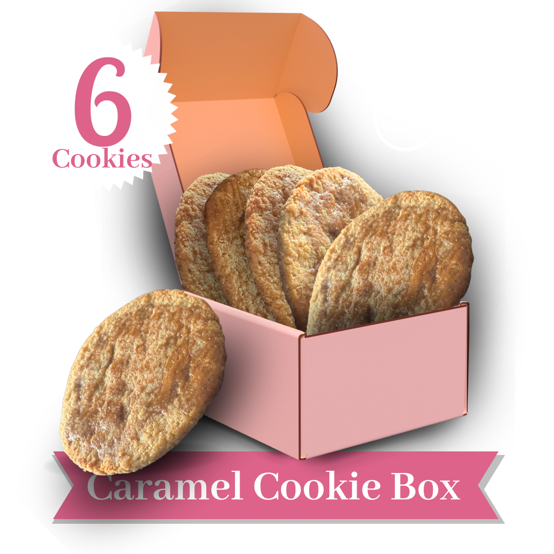 Keto-Vegan Caramel Cookie Box (6 Cookies)