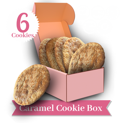 Keto-Vegan Caramel Cookie Box (6 Cookies)