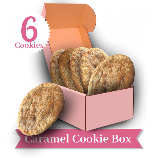 Keto-Vegan Caramel Cookie Box (6 Cookies)