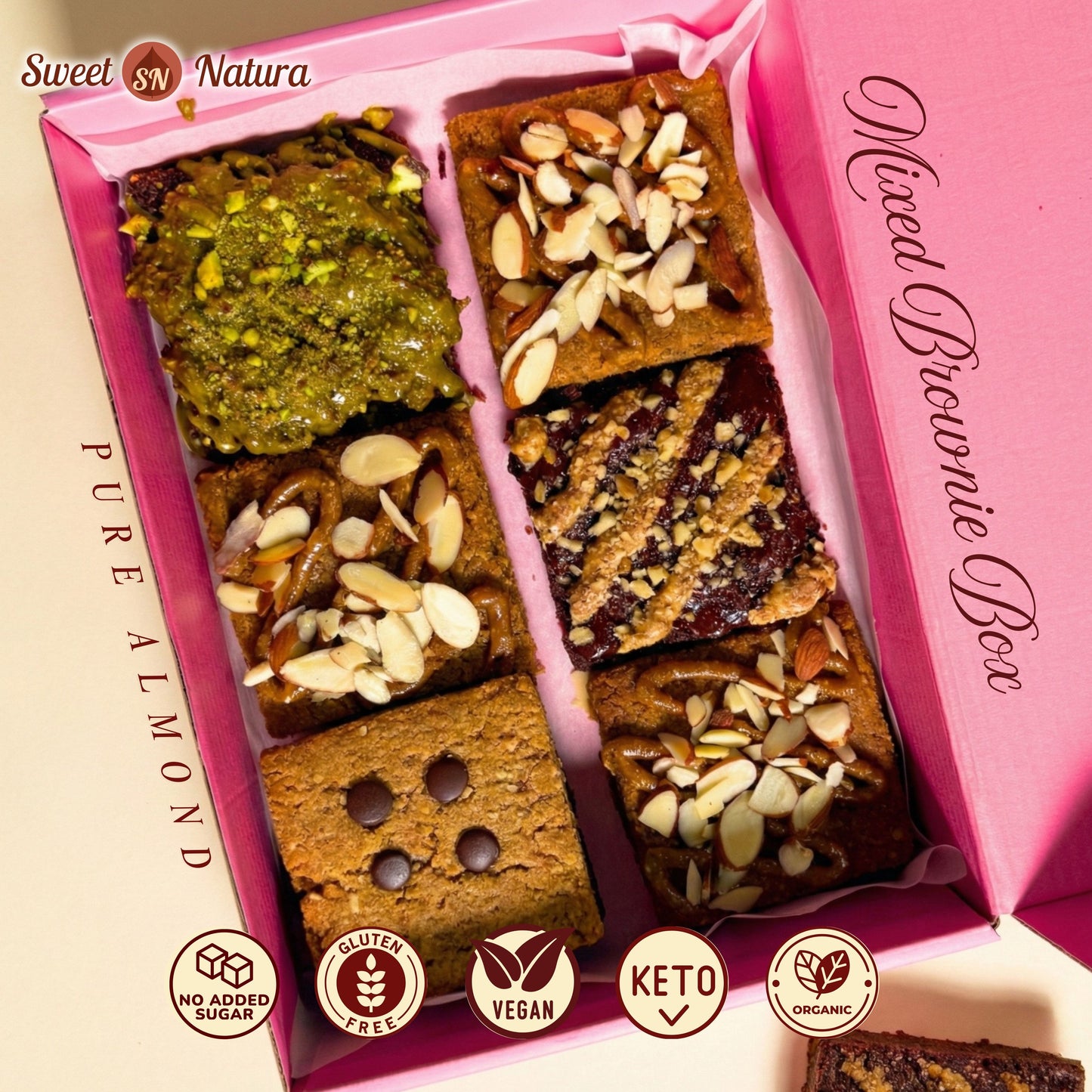 Mixed Brownie box (6 Brownies)